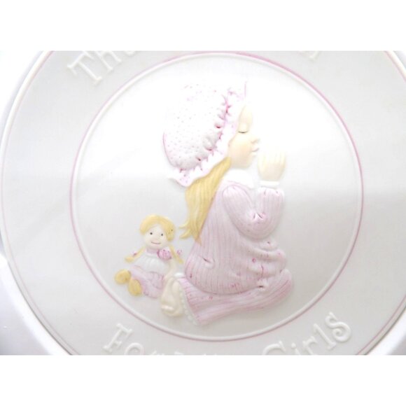 Holly Hobbie Collector Plate (Thank Heaven For Little Girls) 6" NIB - Picture 3 of 4